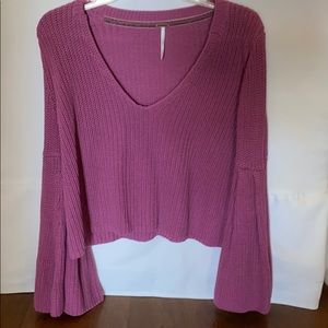 Free People cropped sweater